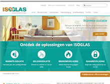 Tablet Screenshot of isoglas.nl